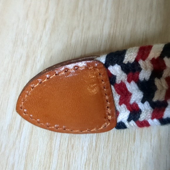 Talbots' Stretchy Braided Cloth Belt with Leather Ends - Picture 7 of 10